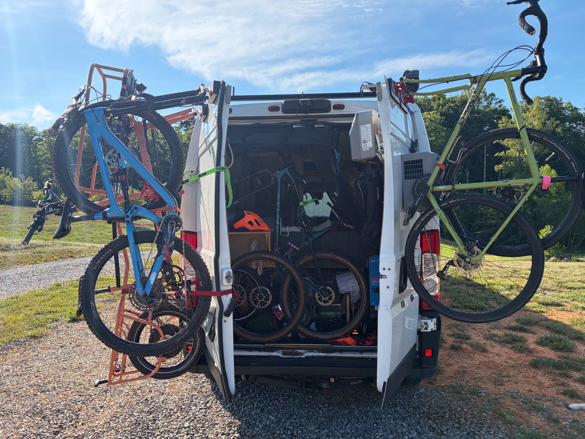 Bicycle transport trip